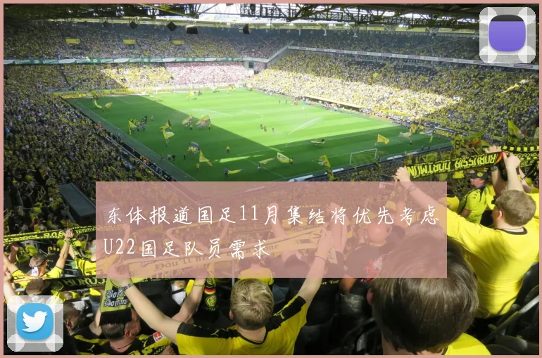东体报道国足11月集结将优先考虑U22国足队员需求